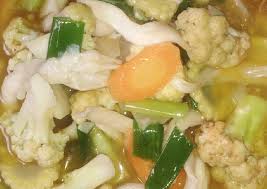 Masakan cap cay dapat diolah dengan menggunakan cap cay goreng ataupun cap cap kuah disantap dengan nasi putih dan kerupuk udang, yummi. Masakan Sederhana