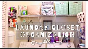 organize my small laundry closet tips