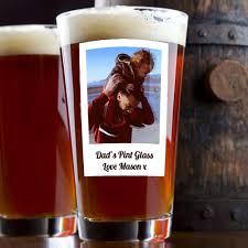 Personalised Photo Pint Glass Any