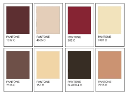 Warm Pantone Chart Of Browns Pantone Pantone Color Color