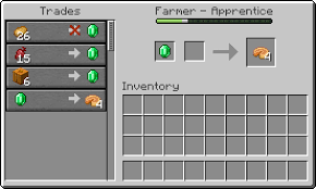 From now on your emeralds will have a beneficial use. Trading Official Minecraft Wiki