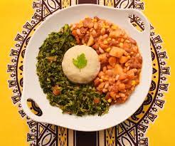 a vegetarian kenyan meal ugali