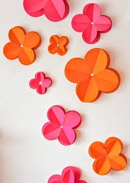 Easy 3d Paper Flowers With Without