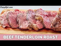 roast a beef tenderloin in the oven
