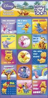 Amazon Com Winnie The Pooh Reward Sticker Pack Sticker