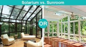 What is a glass sunroom called?