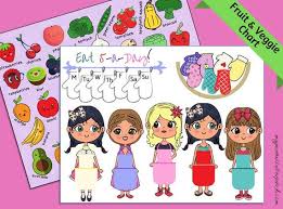 Fruit And Vegetable Childrens Chart
