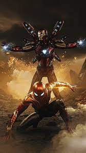 iron man and spider man hd wallpapers