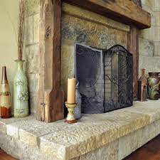 Barn Beam Fireplace Mantel Photos