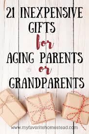 inexpensive gifts for senior citizens