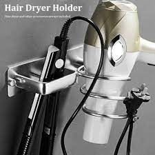 Aluminum Wall Mount Hair Dryer Holder