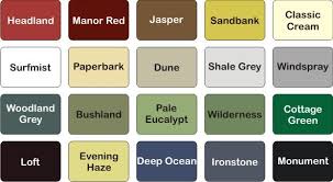 Colorbond Colourchart Colours House Colors Shale Grey