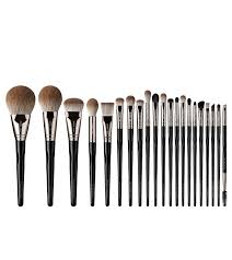 set 21 makeup brushes black swan