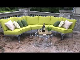 Make Cushions For A Curved Patio Set