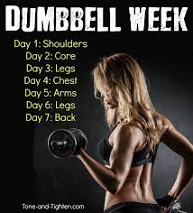 At Home Workouts With Dumbbells