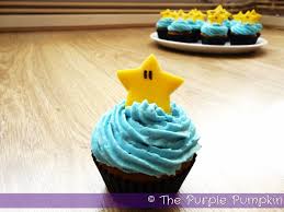 Marion is a toy figurine. Starman Cupcakes Nintendo Party The Purple Pumpkin Blog
