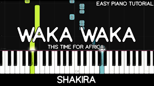 shakira waka waka easy piano
