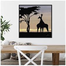 Amanti Art Savanna Giraffes Iv By