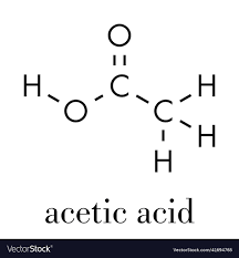 acetic acid molecule vinegar is an