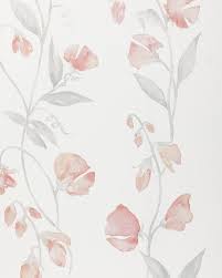 Sweet Pea Blush Watercolor Flowers