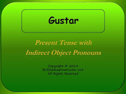 Gustar How To Conjugate The Spanish Verb Gustar