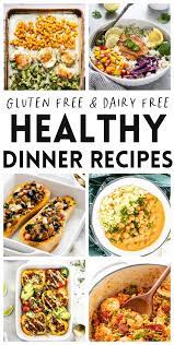 dairy free healthy dinner recipes