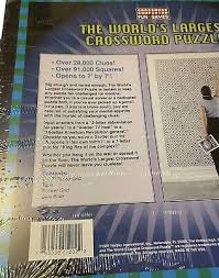 largest crossword puzzle