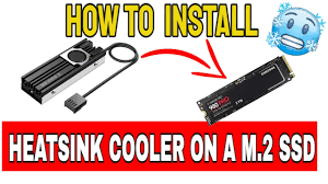 install heatsink cooler on an m 2 ssd