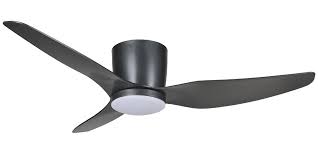 No light on the fan, the dimmer controls the speed of the. Flush Ceiling Fan By Martec W Led Titanium 50 1260mm Mff1333ts