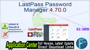 From your lastpass vault, you can store passwords and logins, create online shopping profiles, generate strong passwords, track personal information in notes, and more. Lastpass Password Manager 4 70 0 Free Download