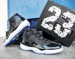 The black, dark concord and white colorway received the space jam nickname due to the product placement in space jam the movie that released in 1996. The Wait Is Over The Air Jordan Xi Space Jam Kickz Blog