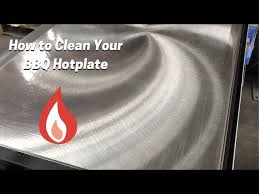 cleaning your barbecue hotplate you