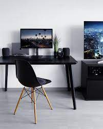 And, you don't have to use them on a desk. Minimal Desks Simple Workspaces Interior Design