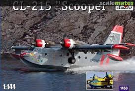 It is one of only a handful of large amphibious aircraft to have been produced in large numbers during the. Cl 215 Scooper Amodel 1453 2013