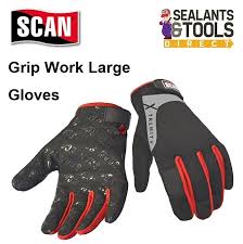 Scan Grip Large Work Gloves Xms18touchgl Scaglotouch