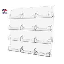 12 Pocket Wall Mount Business Card Holders
