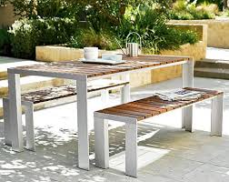Contemporary Outdoor Dining Table From