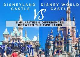 disneyland castle vs disney world