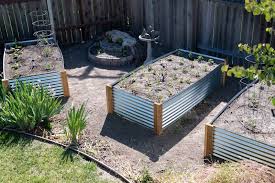 how to build a raised metal garden bed