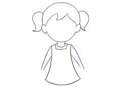 Small amendments can recreate the soft features of a girl. How To Draw A Cartoon Girl In A Few Easy Steps Easy Drawing Guides