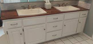 Diy Wooden Countertop For Your Bathroom