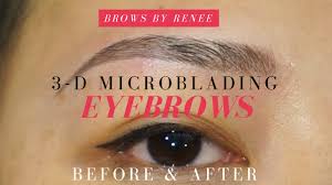 3d microblading eyebrows before