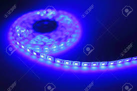 Blue Led Strip Light Stock Photo Picture And Royalty Free Image Image 77132303