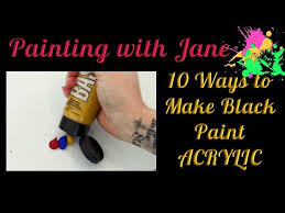 mix chromatic black paint