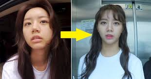 Hyeri / хери / 이혜리 / 혜리. Hyeri Reveals Complete Before And After Makeup Transformation Koreaboo