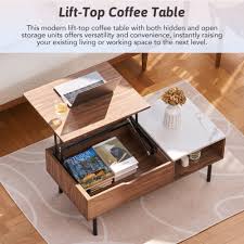 Lift Top Coffee Table Wooden Living