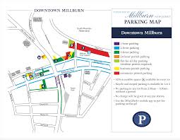 parking map info explore millburn