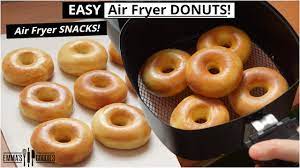 glazed air fryer donuts recipe