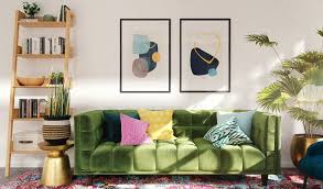 What Color Pillows For A Green Couch