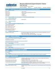 biozyme advanced carpet cleaner data